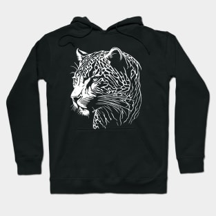 Leopard Head - Distressed Hoodie